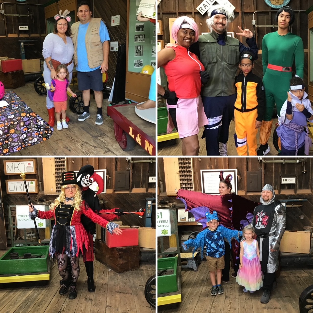Halloween Train at the Oklahoma Railway Museum