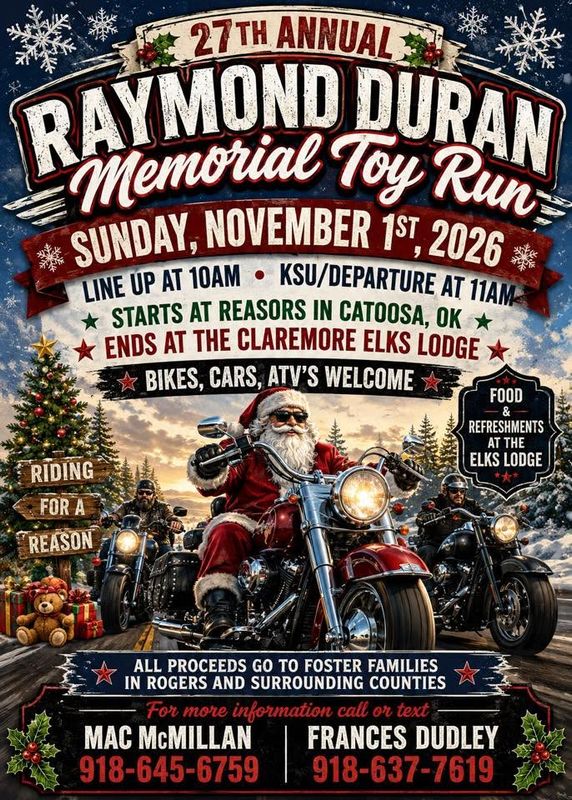 Claremore Toy Run