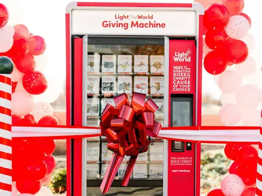 Light the World Giving Machine